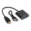 تبدیل HDMI به VGA به همراه کابل AUX - بدون پاور